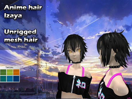 Second Life Marketplace - [Anime Femboy] Izaya hair Fantasy2